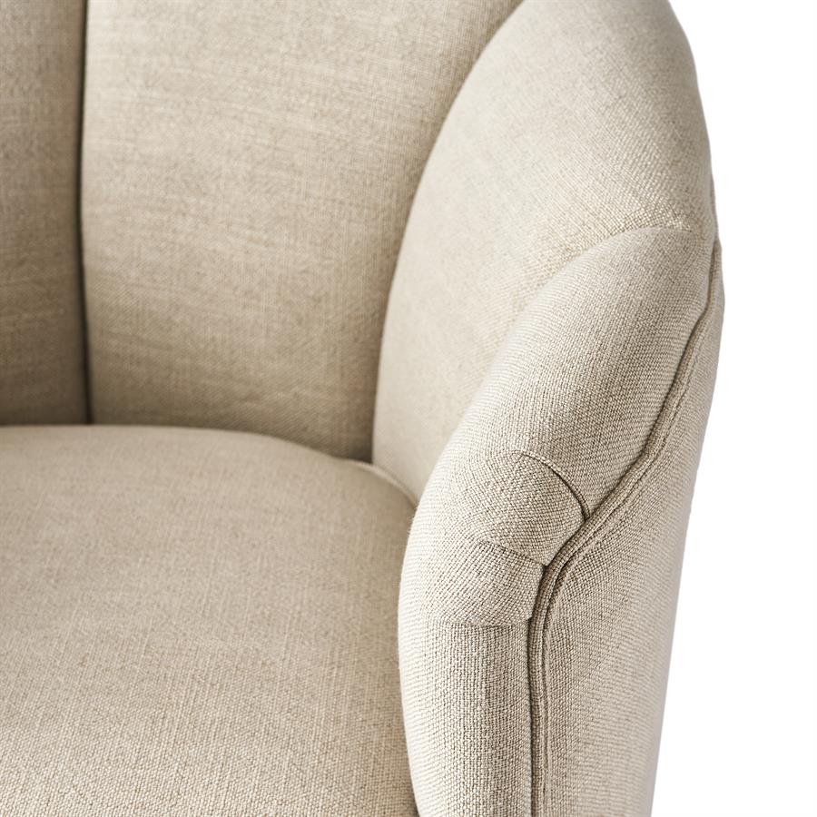 Rue Royale Armchair Linen FabFlax - Bilde 11