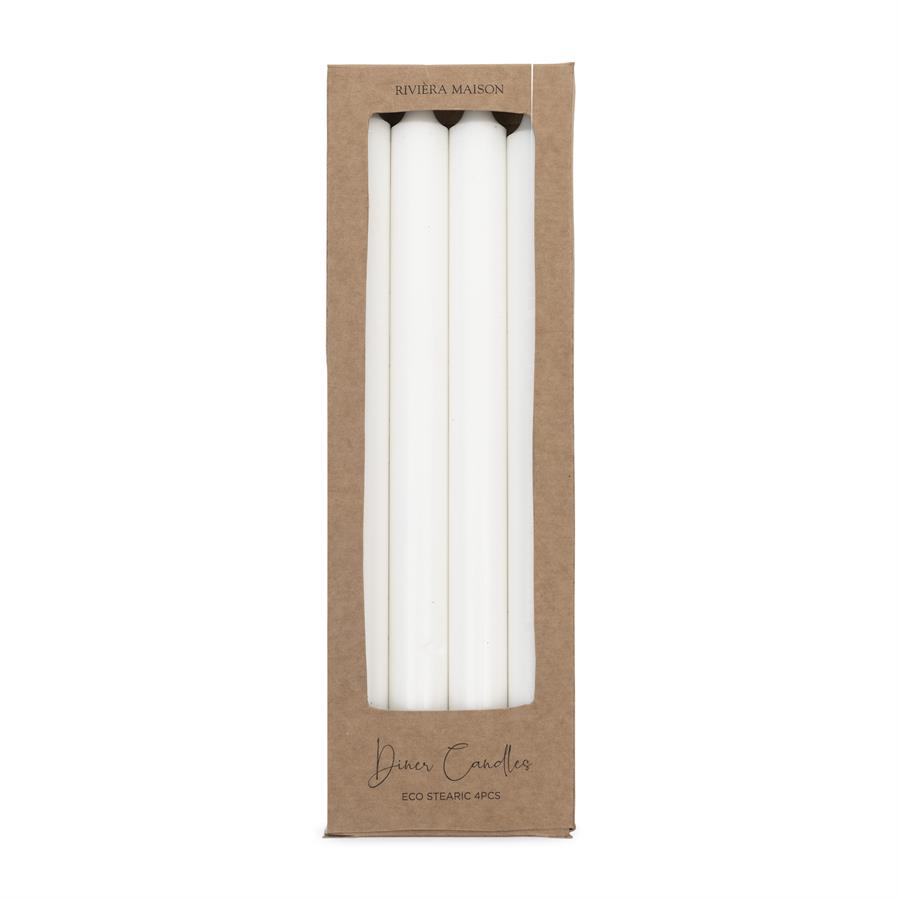 Dinner Candles ECO off-whiteSetof4 - Bilde 12