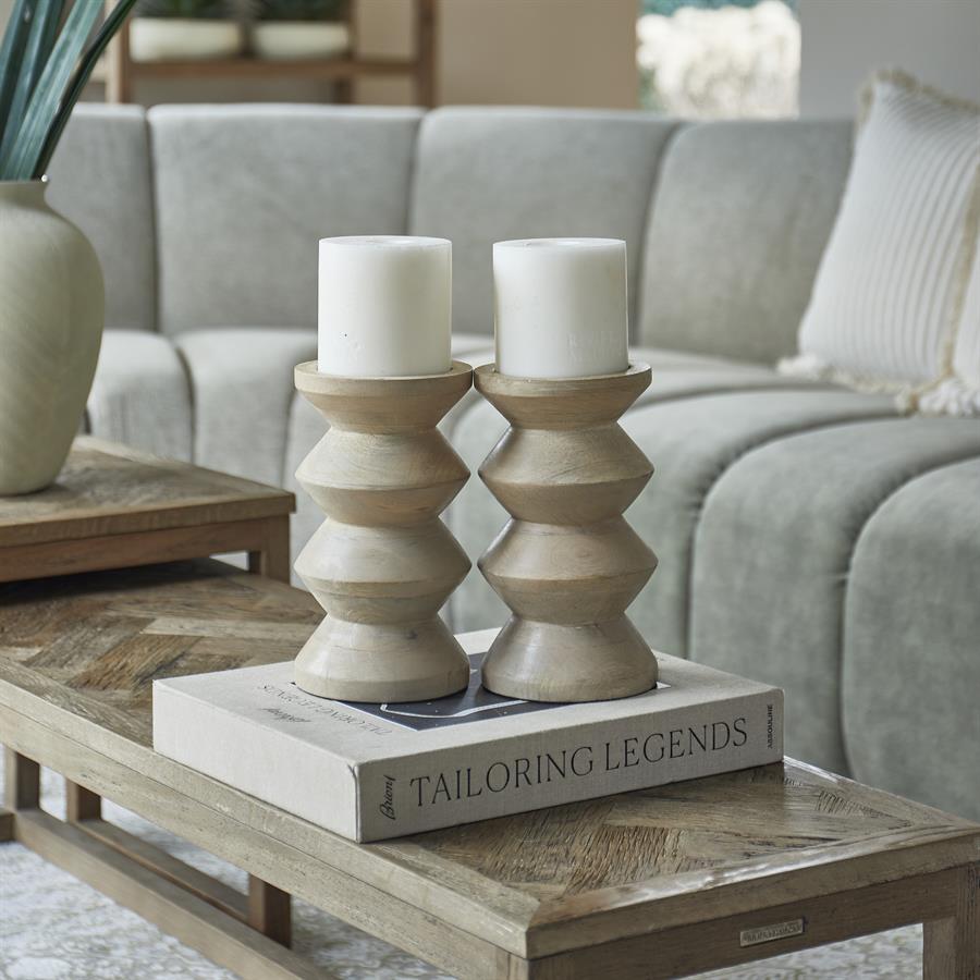 Pillar Candle ECO off-white 10x10 - Bilde 8