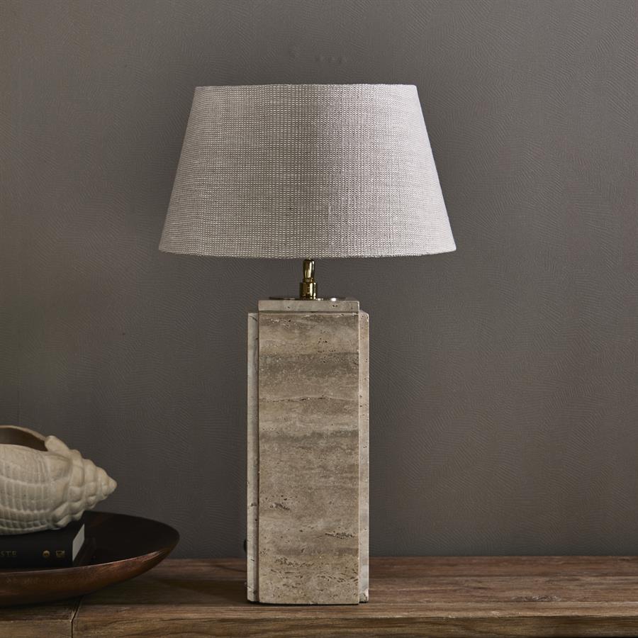 Linen Taper Lampshade flax 38x21 - Bilde 5