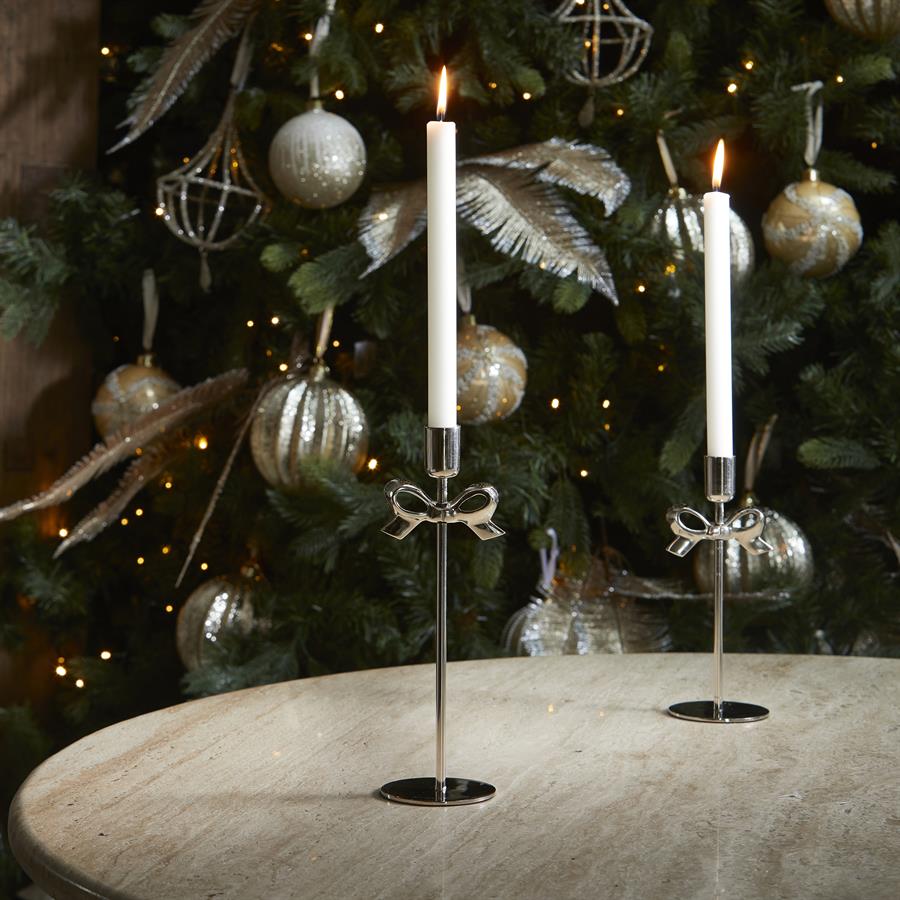 Classic Bow Candle Holder L - Bilde 4