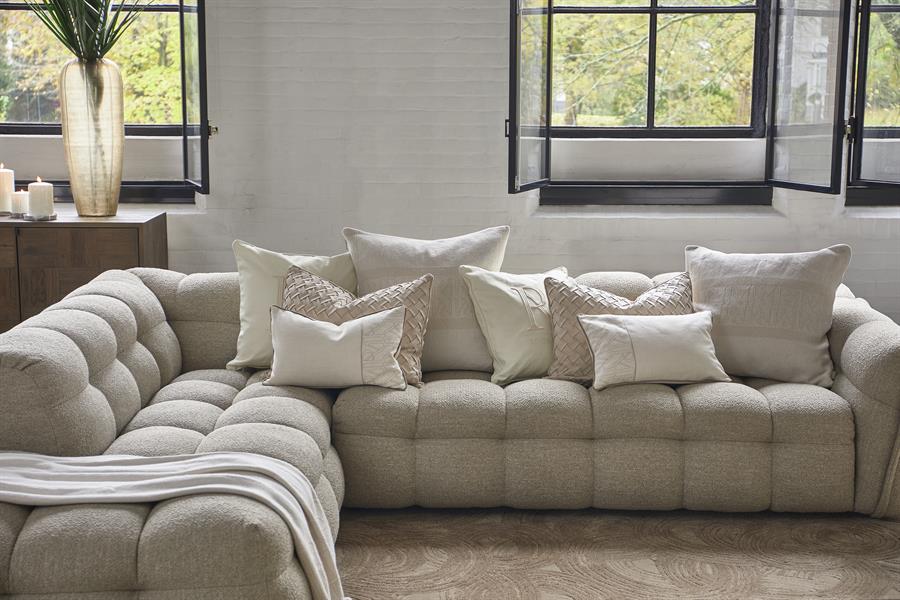 Hannah Jacquard Pillow Cover 60x60 - Bilde 6