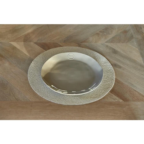 Portofino Dinner Plate flax
