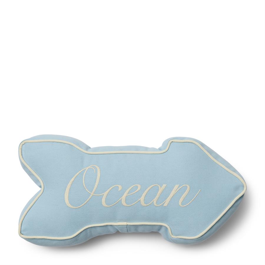 Beach Sign Box Pillow - Bilde 5