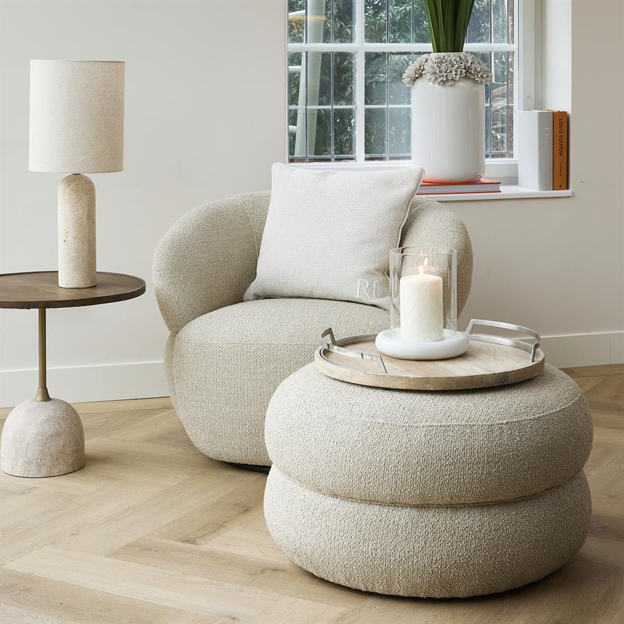 San Remo Armchair Natural Grey - Bilde 8
