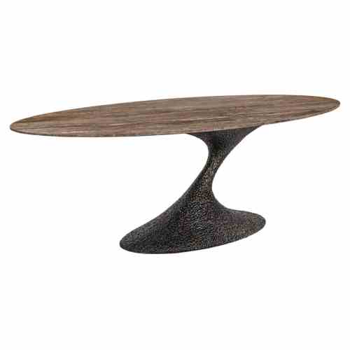 Dining table Russo ash brown oval 235