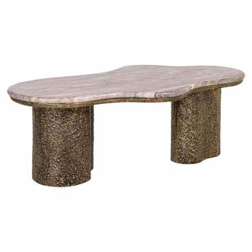 Coffee table Abandos brass antique
