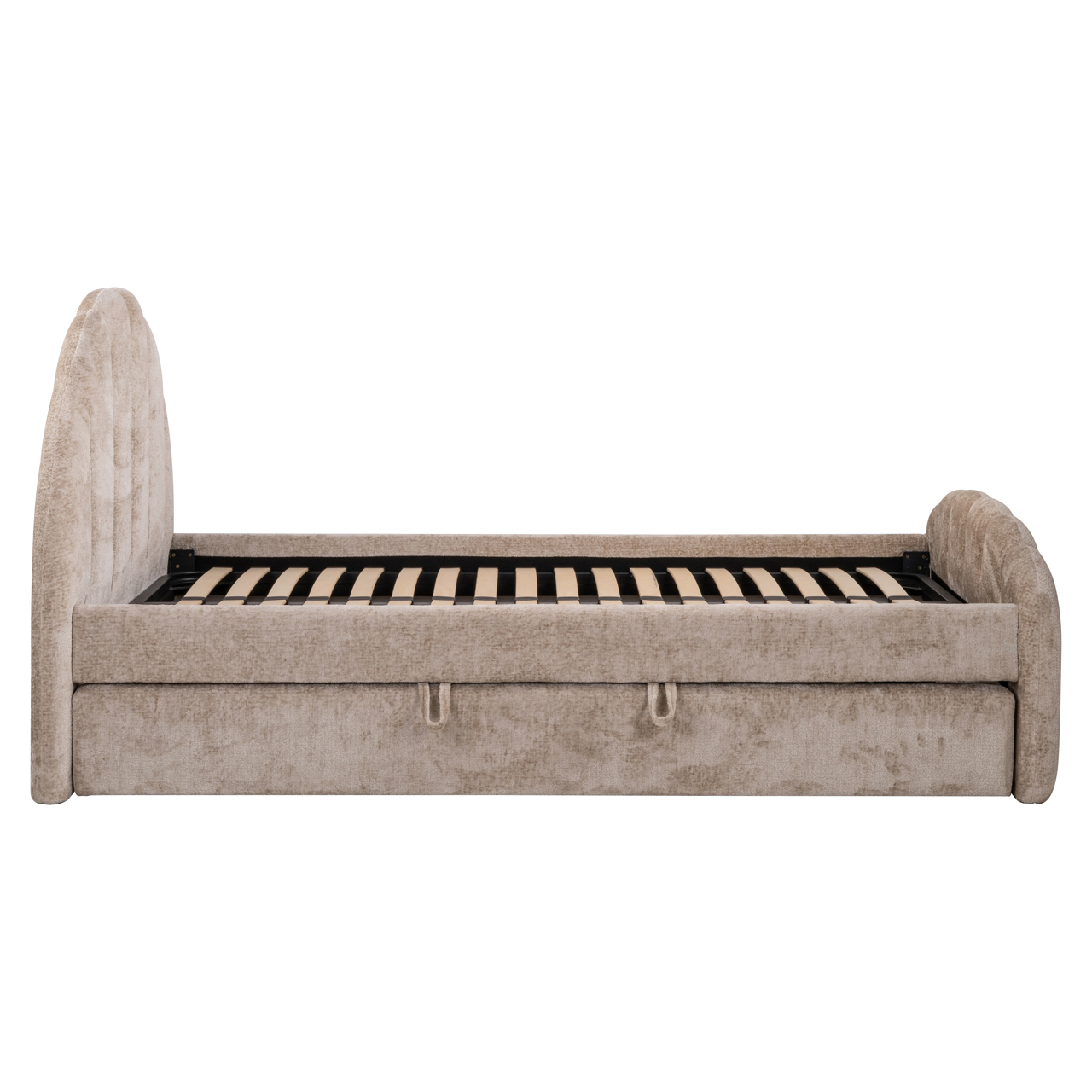 Bed Pixie clay chenille 120x200 with pull-out bed - Bilde 7