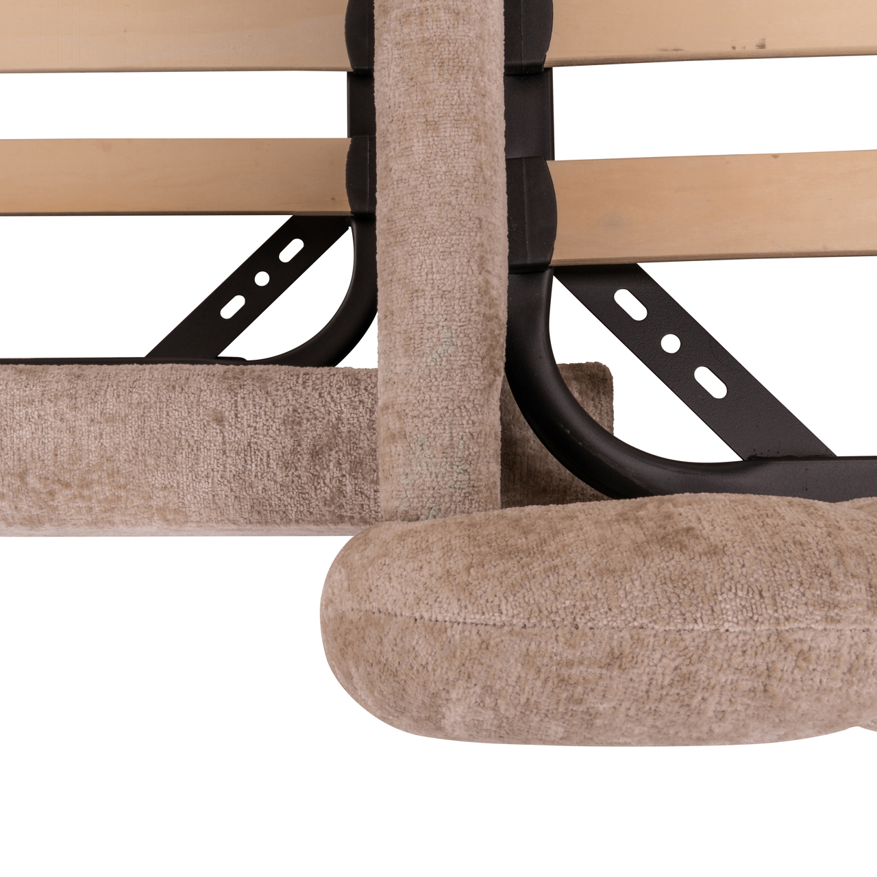 Bed Pixie clay chenille 120x200 with pull-out bed - Bilde 8