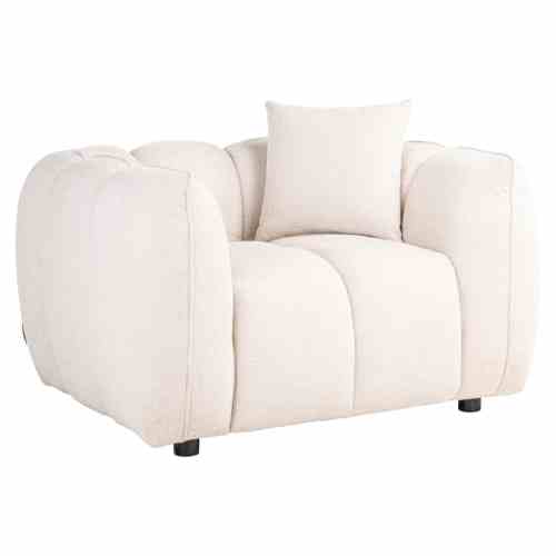 Lounge chair Jezebel cream fancy