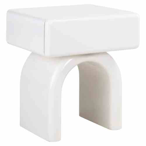 Nightstand Bennet coconut milk 1-drawer