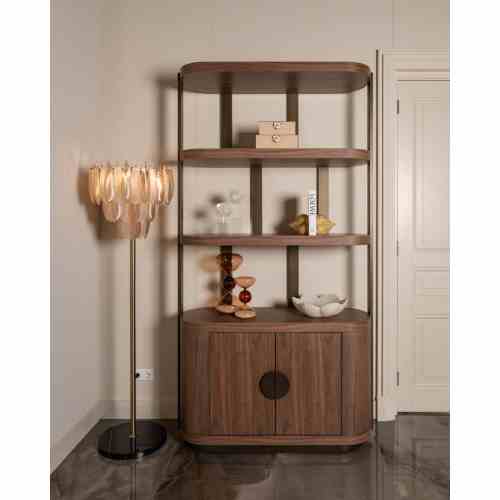 Floor lamp Chloe brass antique