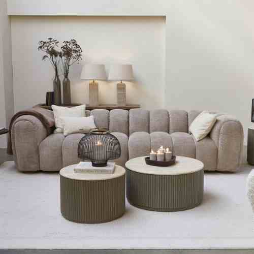 Vicenza Lounge Sofa 3,5S Taupe