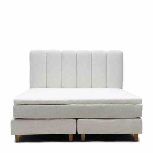 Dazzle Boxspr Bed 200x180 AntWhite