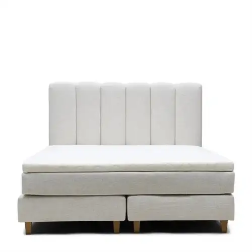 Dazzle Boxspr Bed 200x180 AntWhite