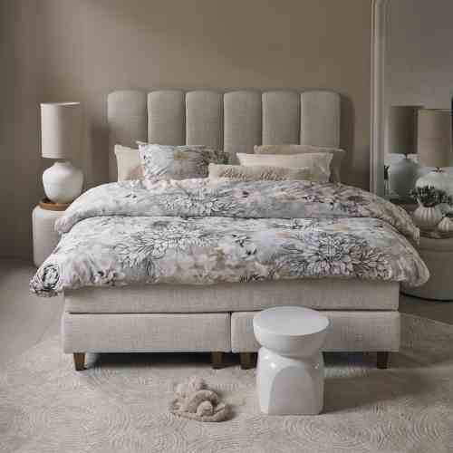 Dazzle Boxspr Bed 200x180 AntWhite