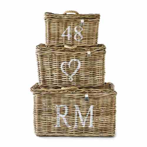 Rustic RattanClassicRMBasketSetof3