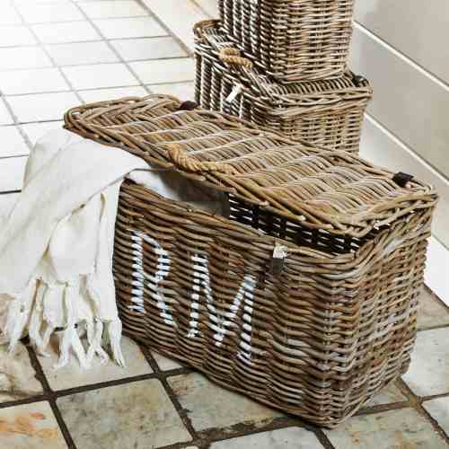 Rustic RattanClassicRMBasketSetof3
