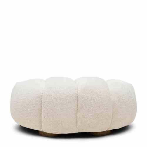 Vicenza Lounge Footstool Off White
