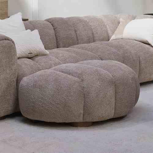 Vicenza Lounge Footstool SoftWalnut