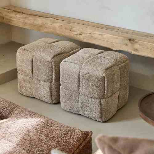 Qbic Stool 40x45 Soft Walnut