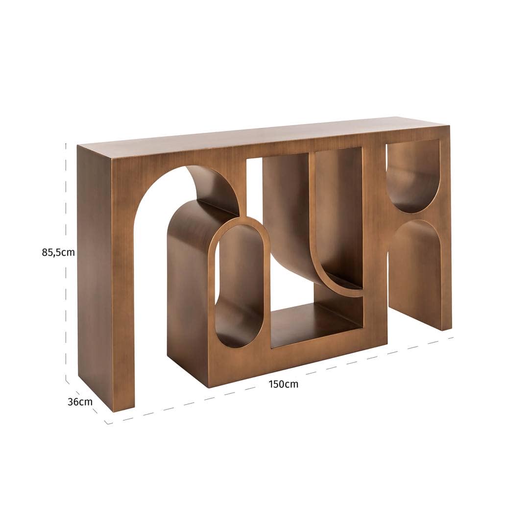 Console Alexander Jones brushed gold (Lugano) - Bilde 4