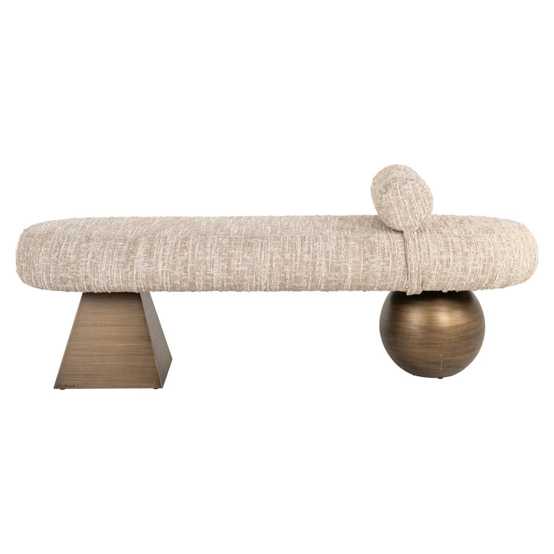 Bench Alexander Jones beige angora (Geneva) - Bilde 2