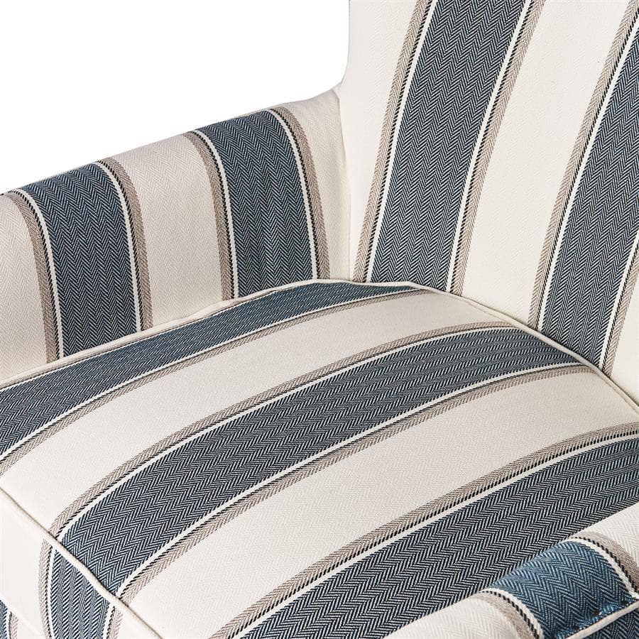 Cavendish Armchair Blue Stripe - Bilde 11