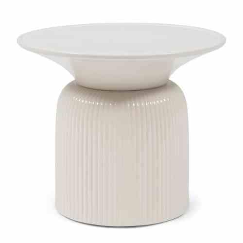 Cascais End Table Pure White
