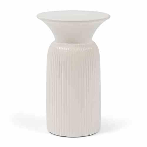 Cascais End Table High Pure White