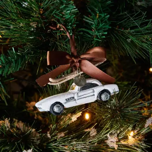 Winter Holiday Car Ornament
