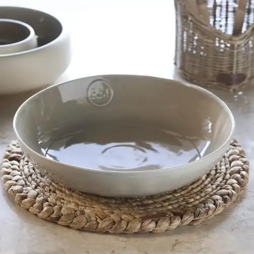 Portofino Serving Bowl flax