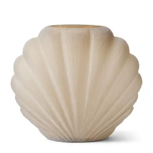 Frosted Shell Vase M