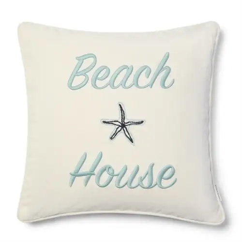 Beach House Pillow 50x50