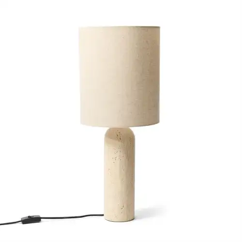 Mira Travertine Table Lamp