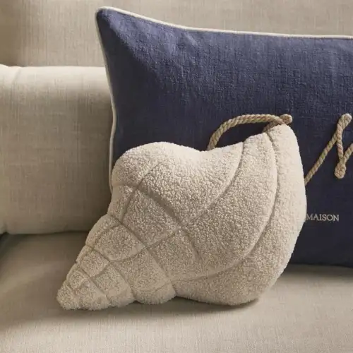 Ocean Shell Box Pillow