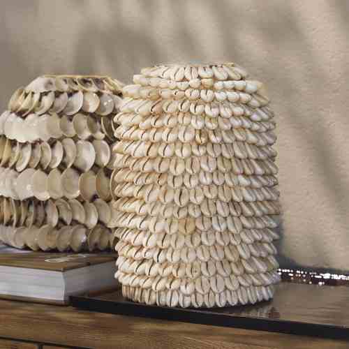 Castaway Bay Shell Vase