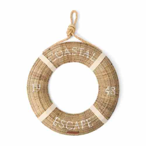 Rustic Rattan Lifebuoy
