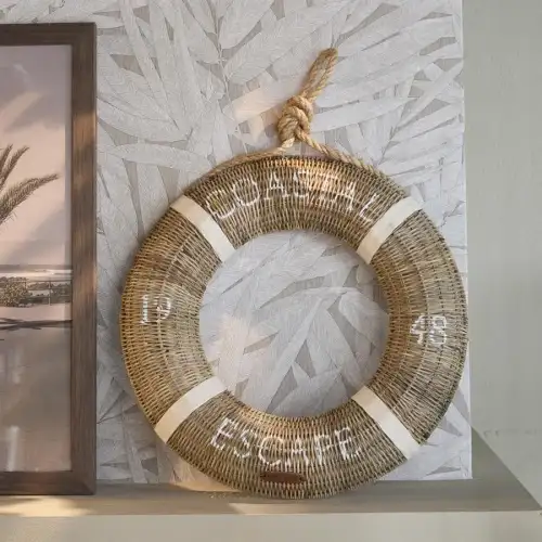 Rustic Rattan Lifebuoy