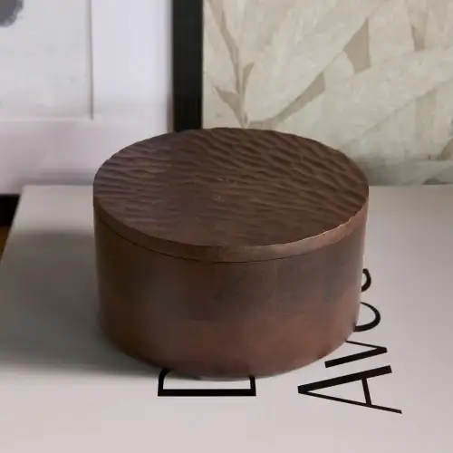 Banu Storage Box Round S