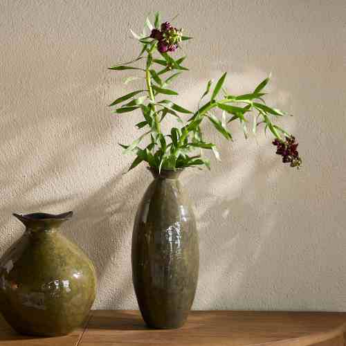 Lunaro Vase Tall Forest Green