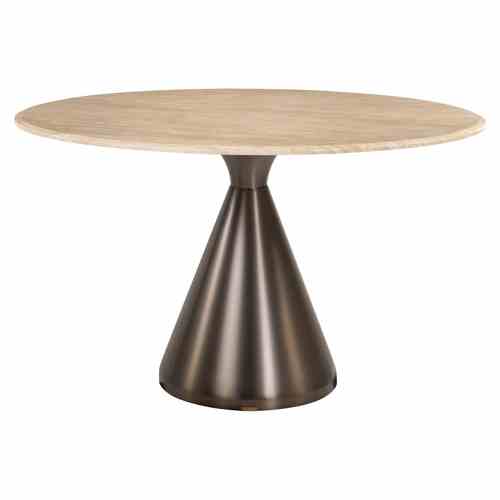 Dining table Montgommery beige 130Ø