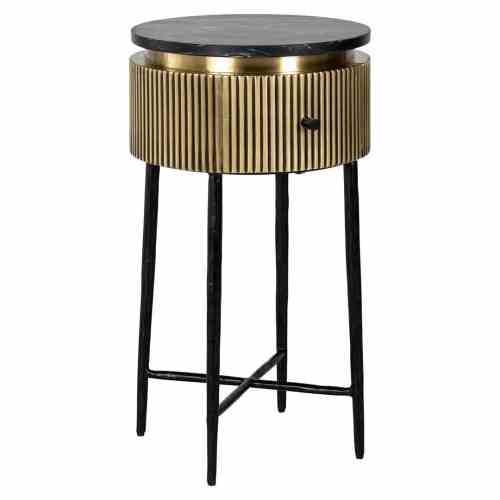End table Ironville gold