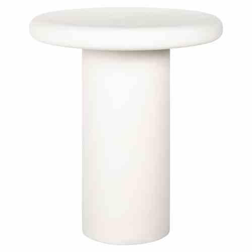 End table Bloomstone white