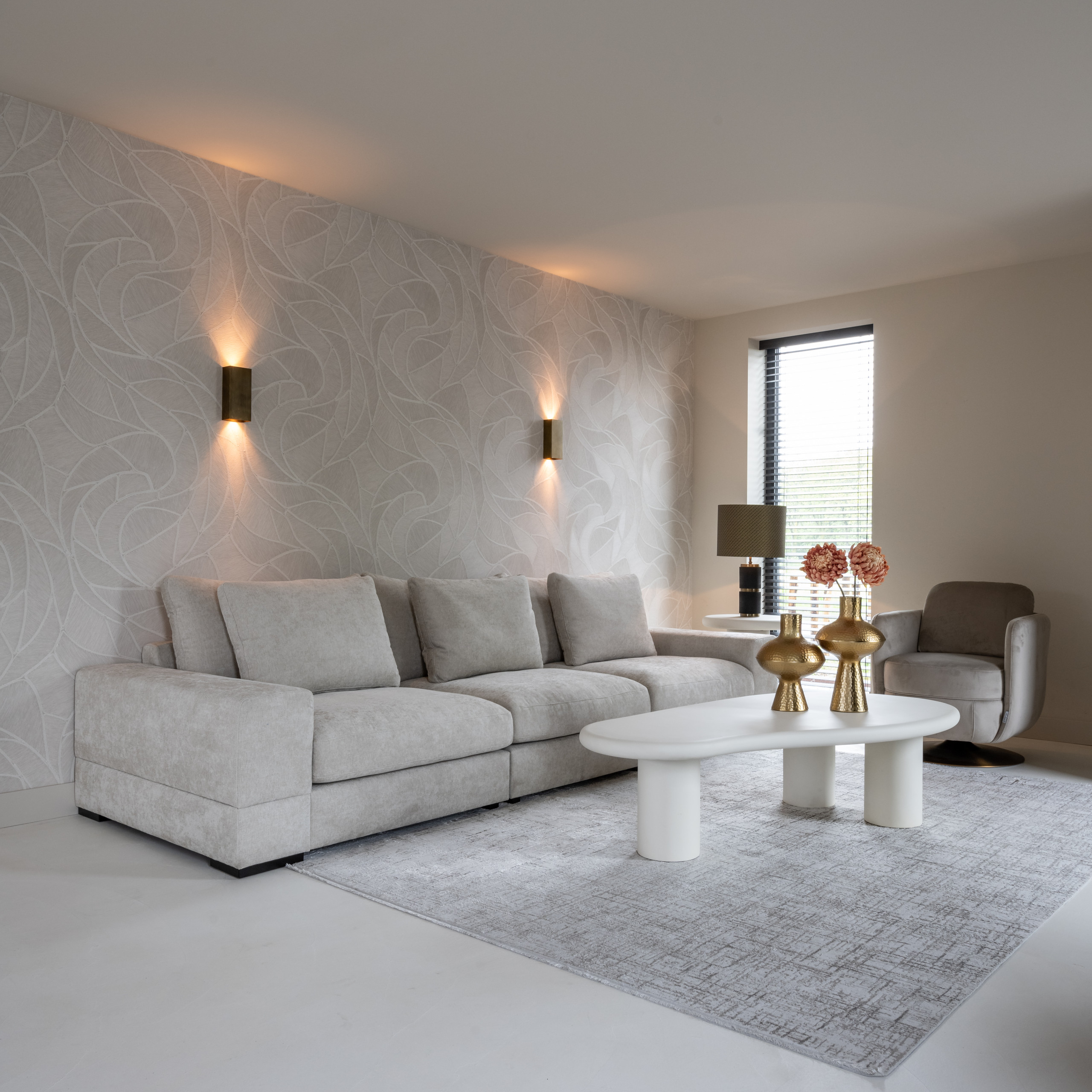 Coffee table Bloomstone white 160x80 - Bilde 6