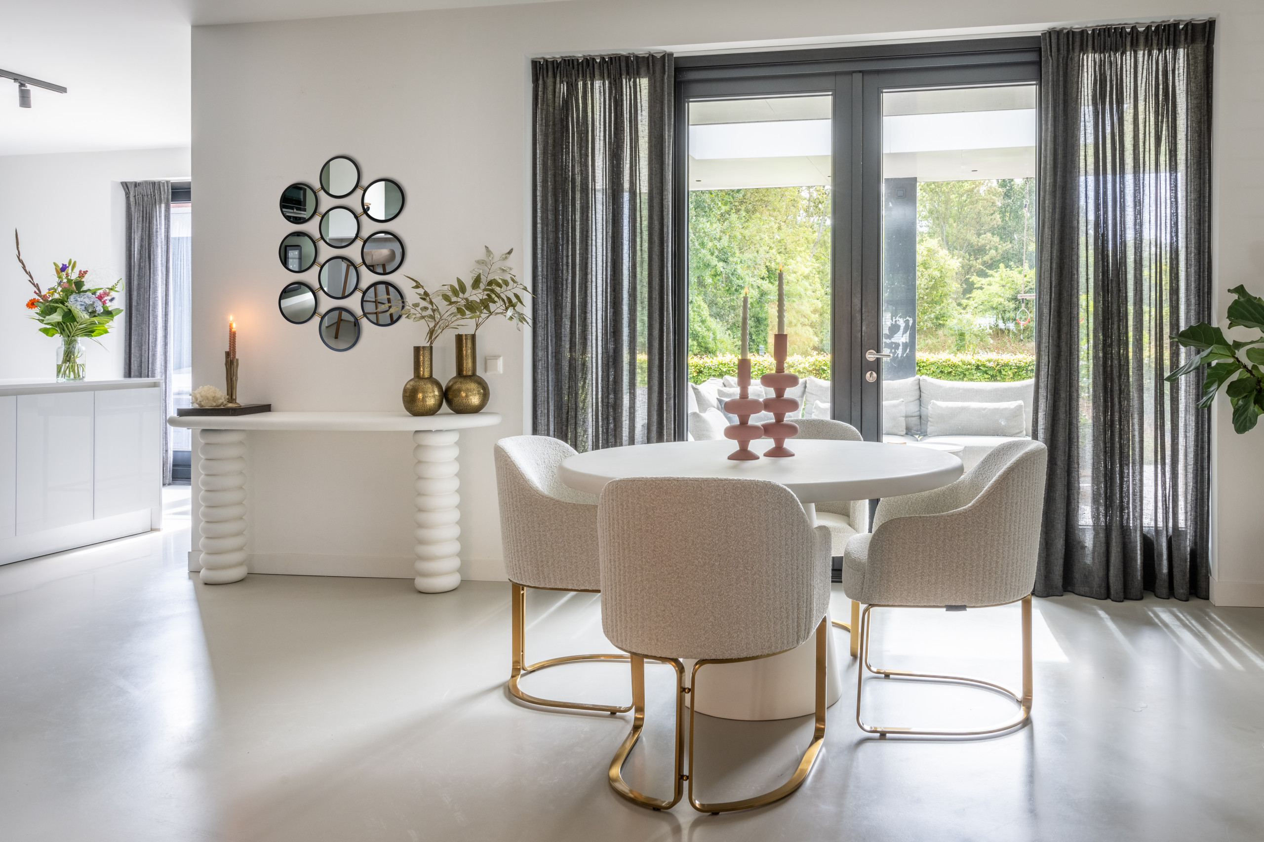 Console Bloomstone white 170 - Bilde 9