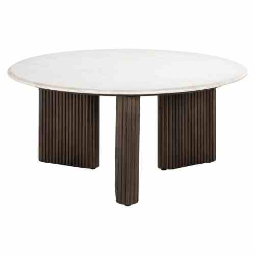 Coffee table Mayfield brown 90Ø