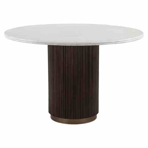 Dining table Mayfield brown 120Ø