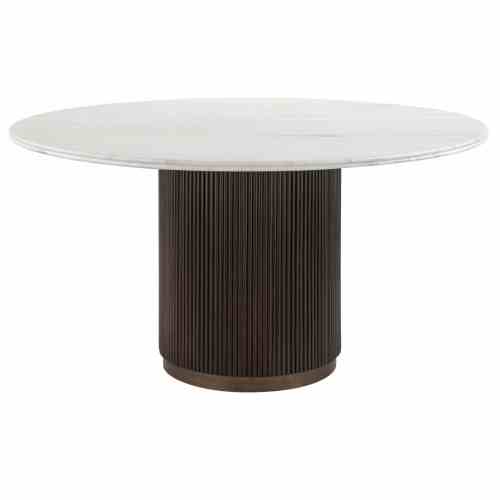 Dining table Mayfield brown 140Ø