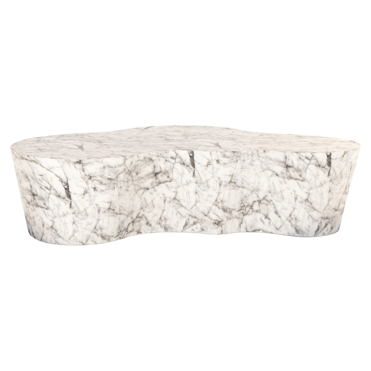Outdoor coffee table Rockyard white marble look - Bilde 2